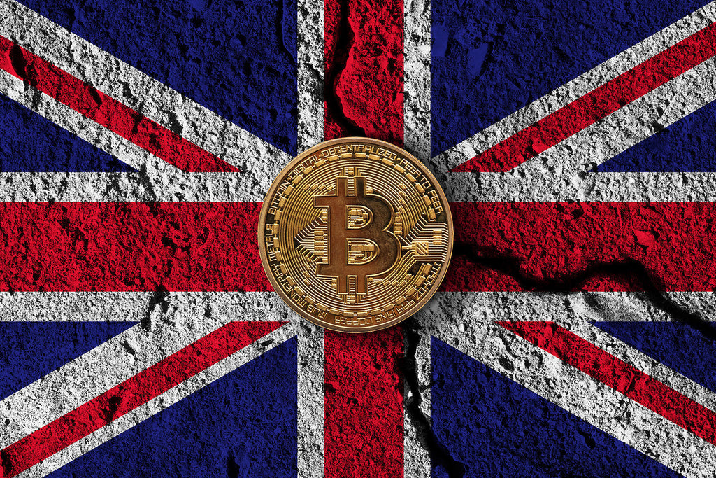 [UK] New Cryptoasset reporting rules for 2026 - Bitcoin on concrete Union Jack background, HMRC cryptoasset reporting rules 2026