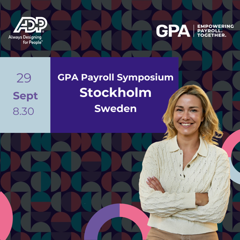 29/09/26 - The GPA Payroll Symposium - Stockholm, Sweden